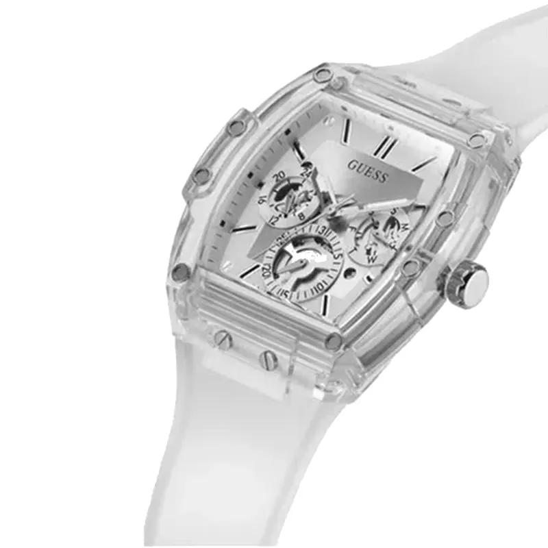 Guess Phoenix Multi-function Silver Dial Men’s Watch- GW0203G1